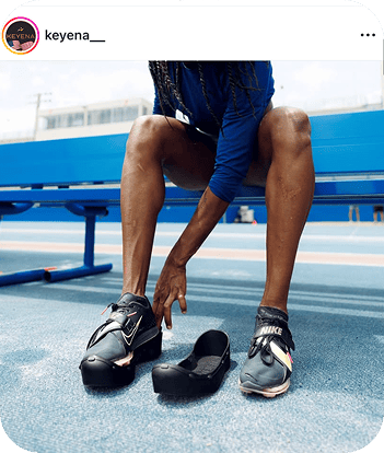Publication instagram d'un homme qui met les Key One